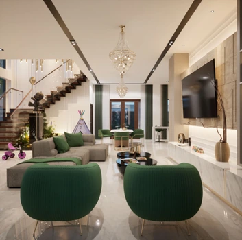 Living room interior design in Bangalore